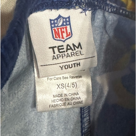 NFL Football LA Rams Sleep Pants Youth Size XS Blue w/Rams Logo Kids Pants, NWT - Picture 6 of 7